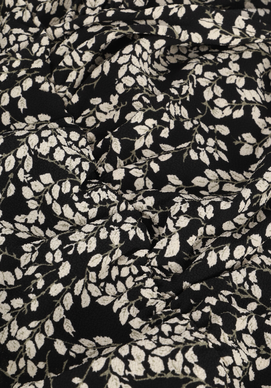 Schwarze MODSTR&Ouml;M Blusen ODA PRINT TOP - large