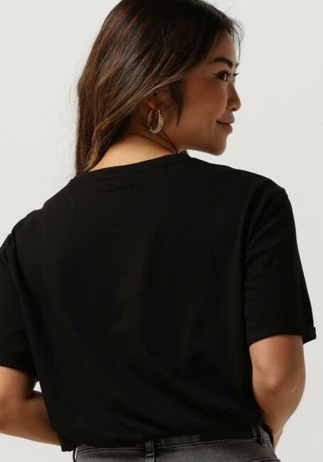 Schwarze MSCH COPENHAGEN T-shirt MSCHTERINA ORGANIC TEE - large