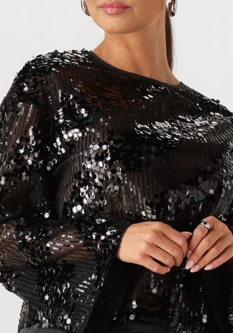 Schwarze EDITED Tops & T-shirts XAVIA OVERSIZE LONGSLEEVE - large