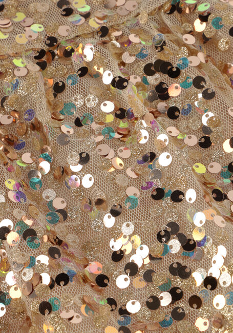 Goldfarbene KONGES SLOJD Minikleid LILA SEQUINS BOW DRESS - large