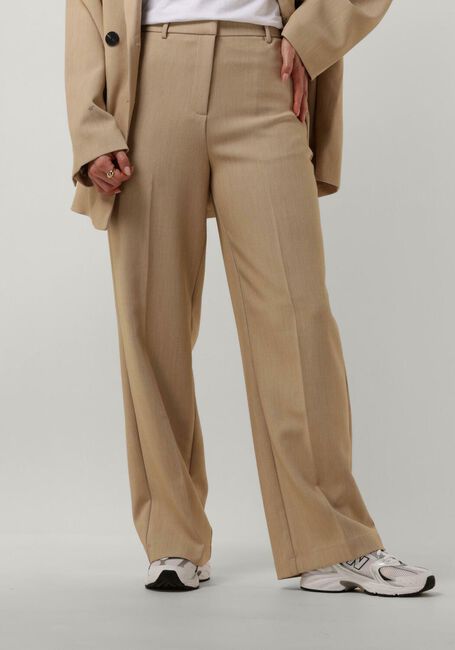 Beige Y.A.S. Hose YASLIKKA HW WIDE PANTS S. - large
