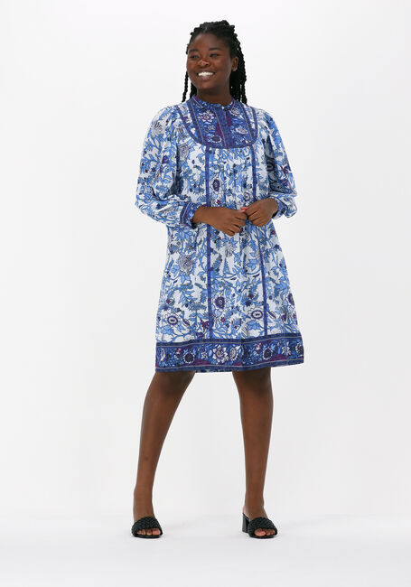 Blaue ANTIK BATIK Minikleid SALMA DRESS - large