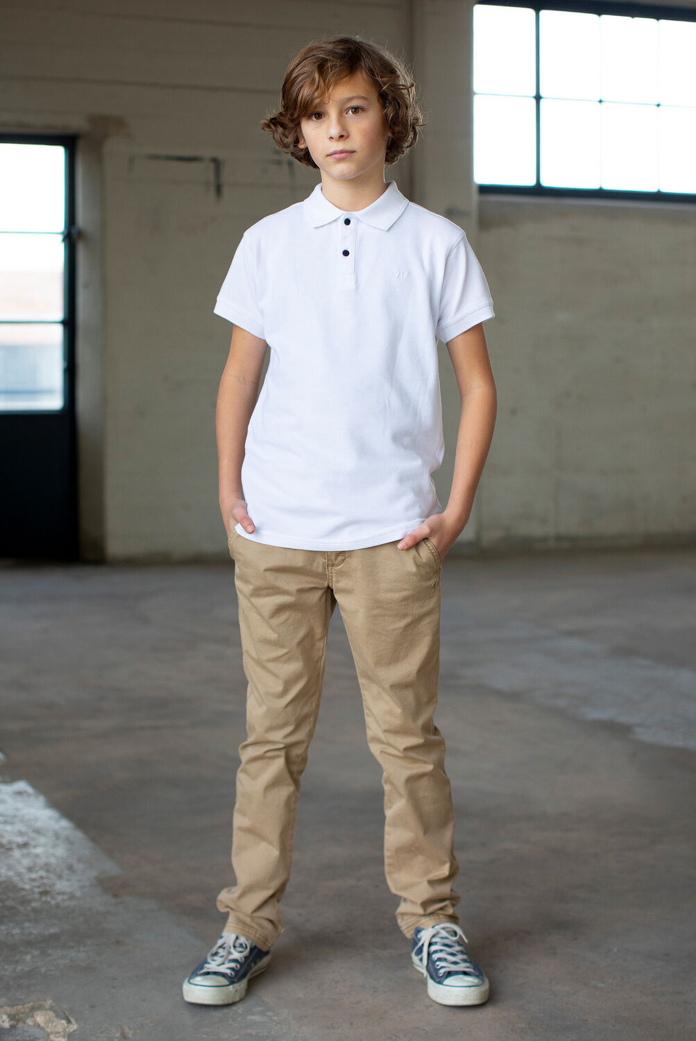 Wei&szlig;e SEVENONESEVEN Polo-Shirt POLO - large