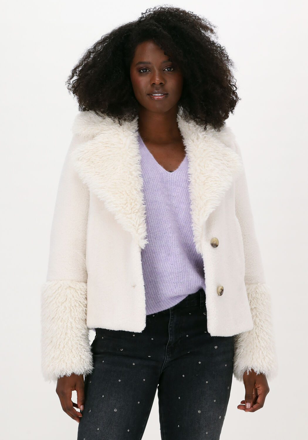 Large top fur jacket
