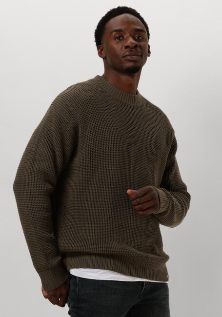 Braune CALVIN KLEIN Pullover CHUNKY TEXTURE SWEATER - large