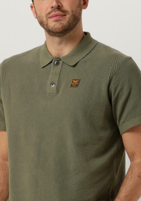 Grüne PME LEGEND Polo-Shirt SHORT SLEEVE POLO KNITTED - large