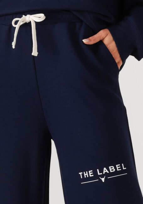 Dunkelblau ALIX THE LABEL Jogginghose LADIES KNITTED WIDE LEG SCUBA PANTS - large