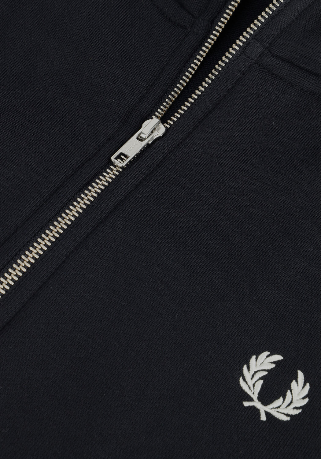 Dunkelblau FRED PERRY Strickjacke HOODED ZIP THROUGH SWEATSHIRT - large