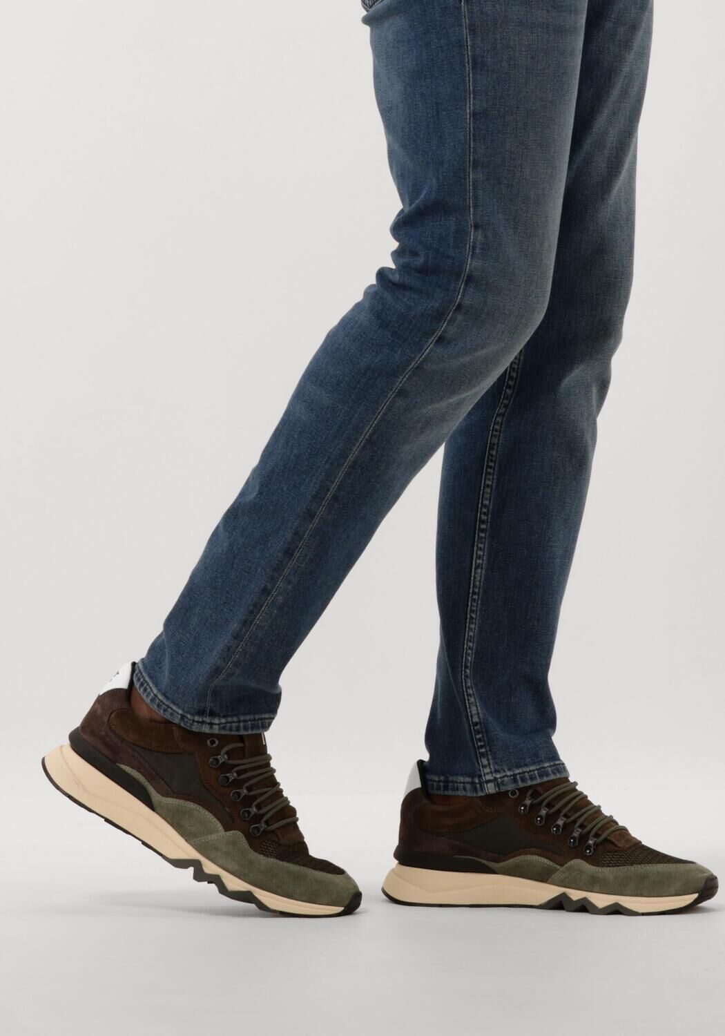 Gr&uuml;ne FLORIS VAN BOMMEL Sneaker Low SFM-10135 DE ZAGER - large