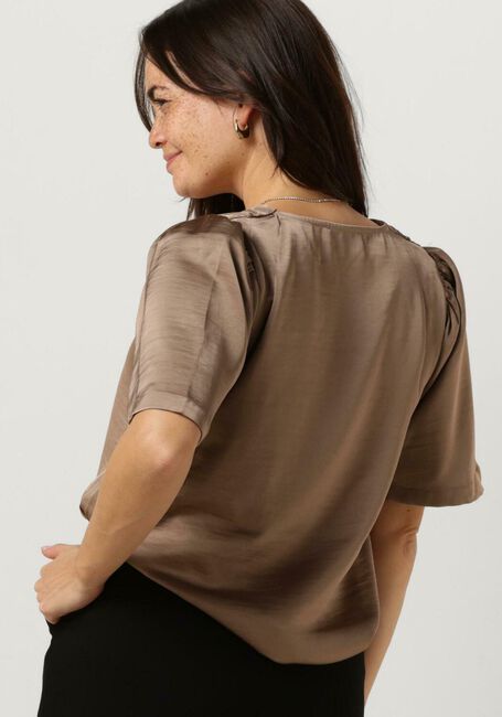 Taupe NEO NOIR Blusen LARGO HEAVY SATEEN BLOUSE - large