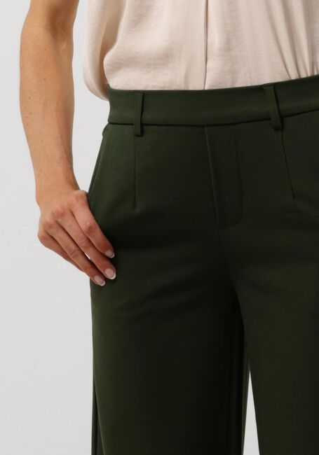 Grüne OBJECT Hose OBJLISA WIDE PANT - large