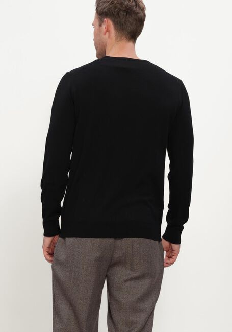 Schwarze STEFANO LAURAN Pullover ROUND NECK MERINO - large