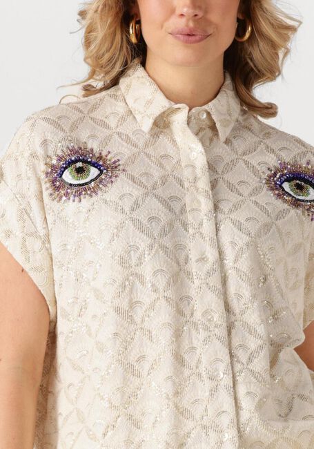 Creme WILD Blusen EDITH - large