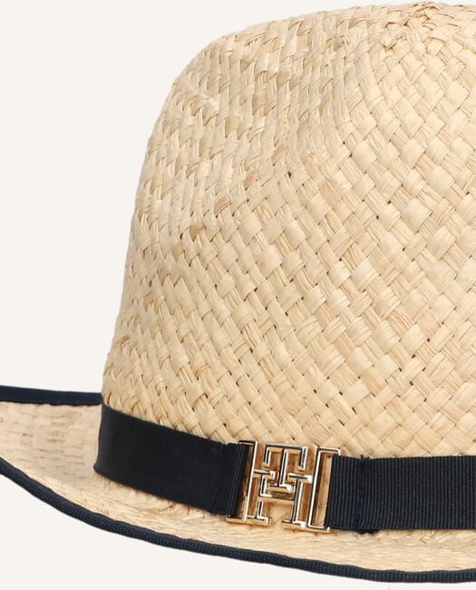 Beige TOMMY HILFIGER Hut BEACH SUMMER STRAW FEDORA HAT Beige TOMMY HILFIGER Hut BEACH SUMMER STRAW FEDORA HAT - large
