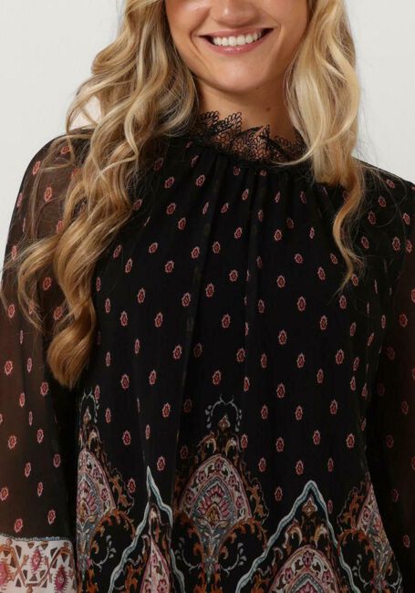 Schwarze ANA ALCAZAR Midikleid DRESS LACE NECK - large