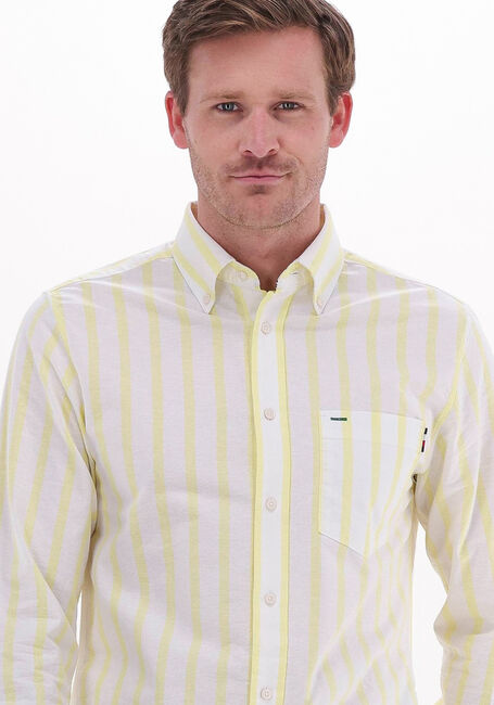 Gelbe TOMMY HILFIGER Casual-Oberhemd BOLD OXFORD STRIPE RF SHIRT - large