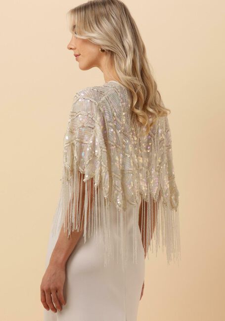 Nicht-gerade weiss Y.A.S. Brautmode YASCECILIE SEQUIN CAPE - CELEB - large