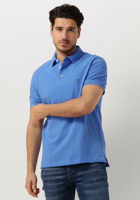 Blaue TOMMY HILFIGER Polo-Shirt 1985 SLIM POLO - large
