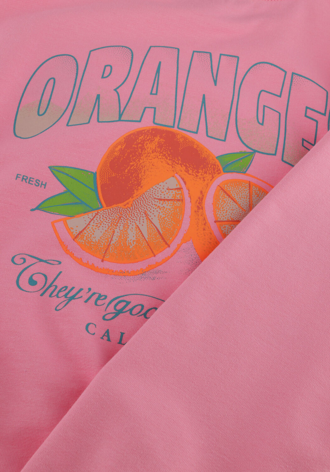 Rosane NONO Sweatshirt KONONO SWEATER WITH ORANGED PRINT AT BACK - large