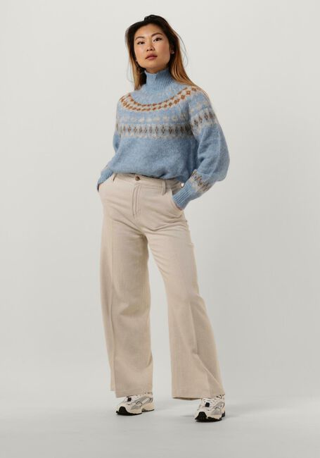 Blaue Y.A.S. Rollkragenpullover YASISTA LS KNIT PULLOVER - large