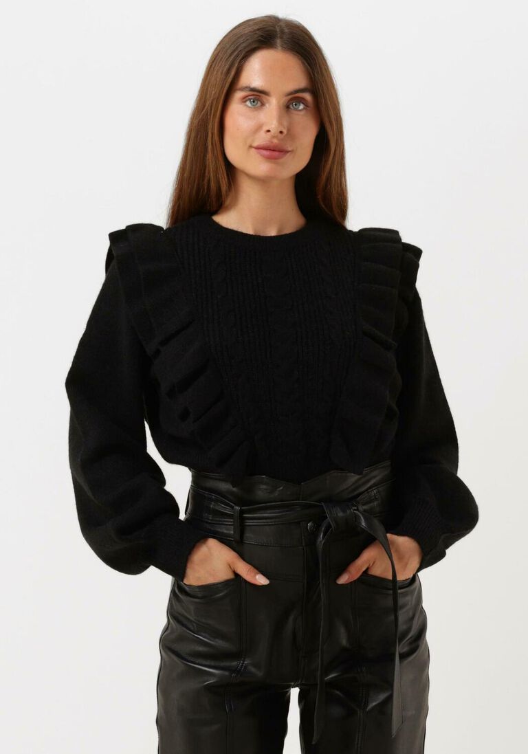 schwarze silvian heach pullover maglia m/l sweater OE8557