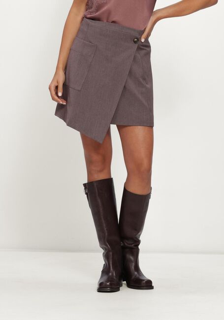 Braune OBJECT R&ouml;cke OBJLISA RE WRAP SKIRT - large