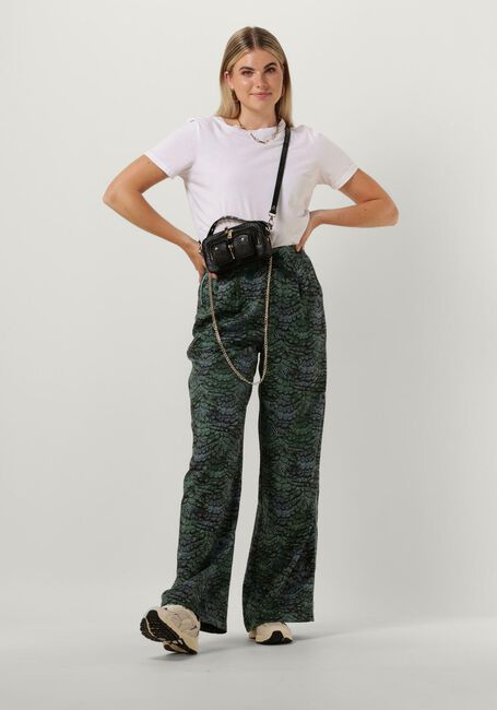 Grüne SCOTCH & SODA Weite Hose ELENI HIGH-RISE WIDE LEG PYJAMA PANT - large