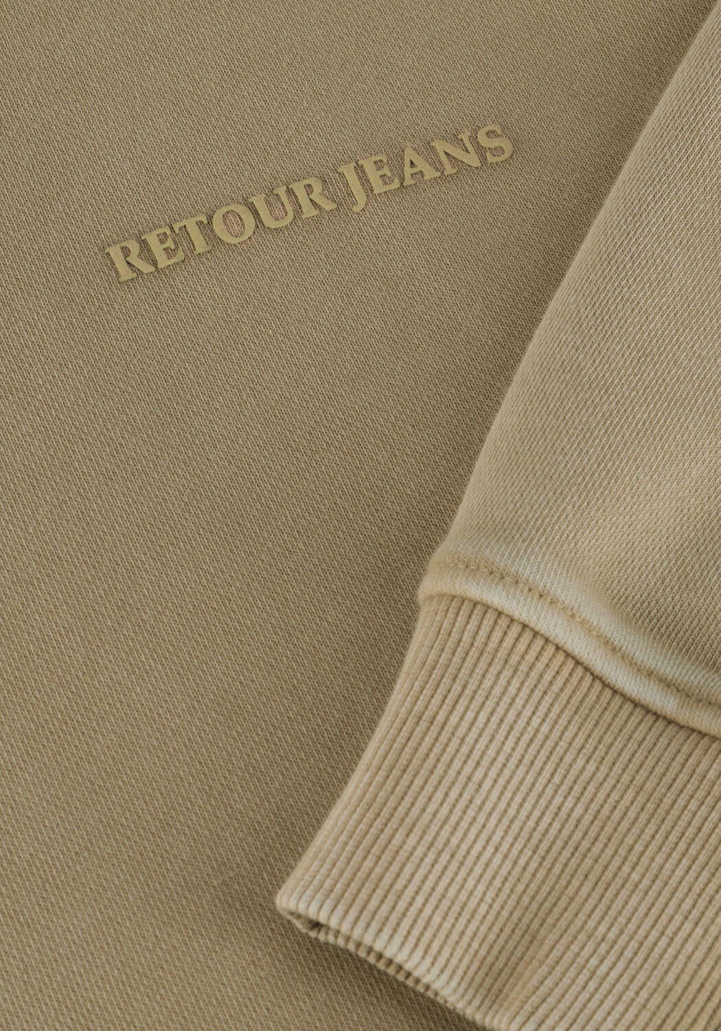 Beige RETOUR Sweatshirt PETER - large