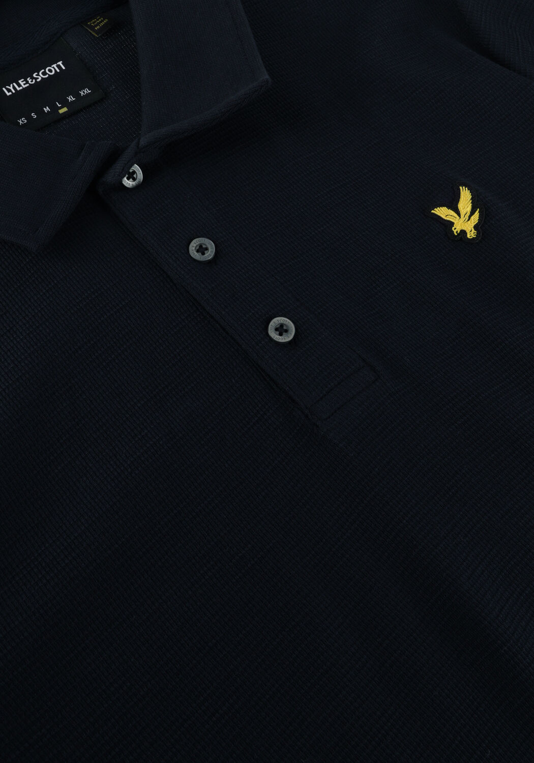 Dunkelblau LYLE & SCOTT Polo-Shirt MILANO TRIM POLO SHIRT - large