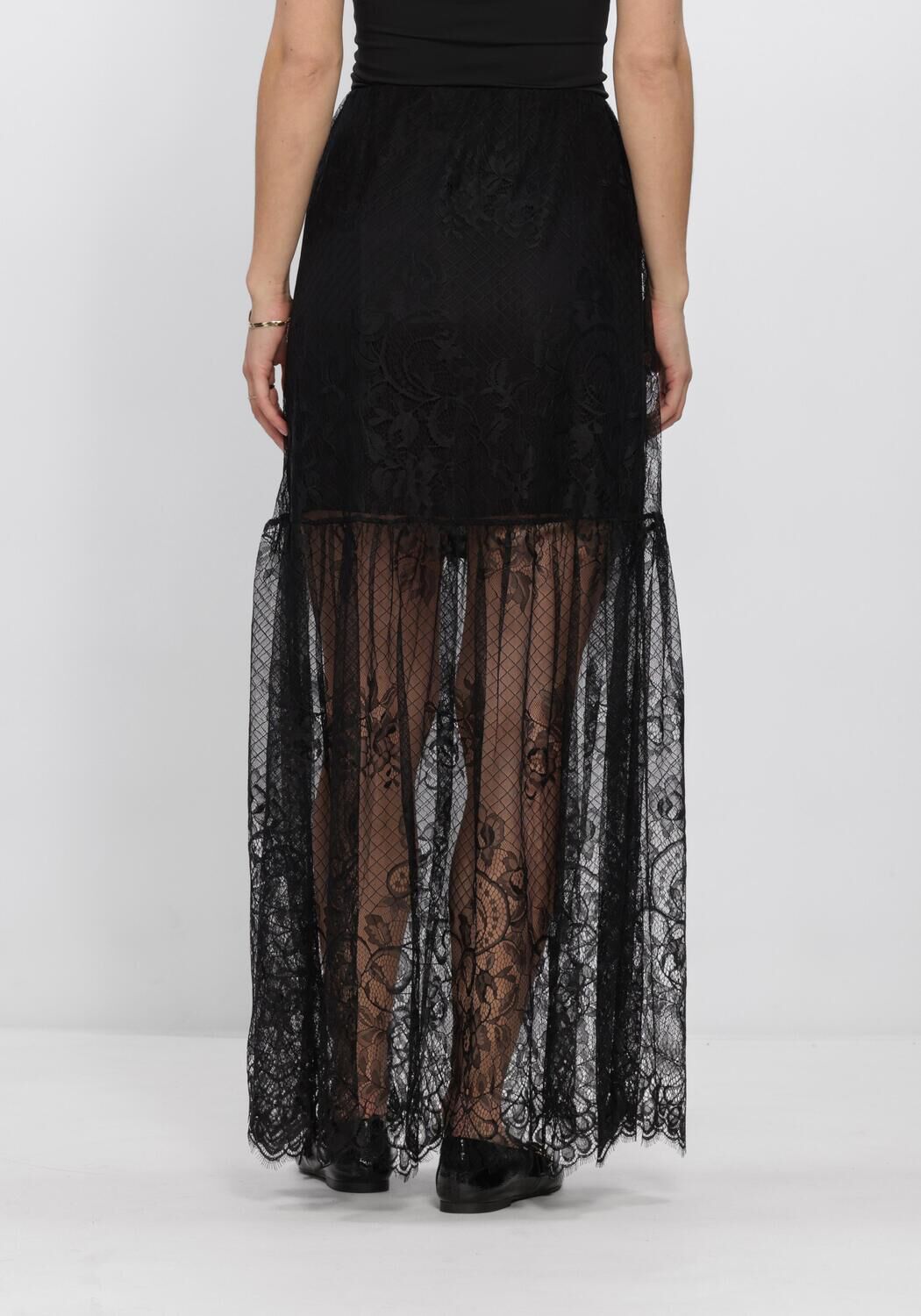 Schwarze ROUGE EDIT R&ouml;cke ROULEYA HW MAXI SKIRT - large