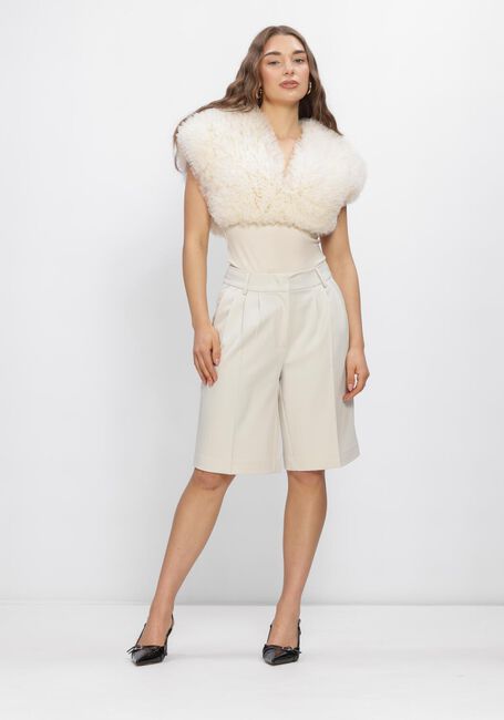 Beige HAUTE L'AMITI&Eacute; Kurze Hose PREMIERE BERMUDA - large