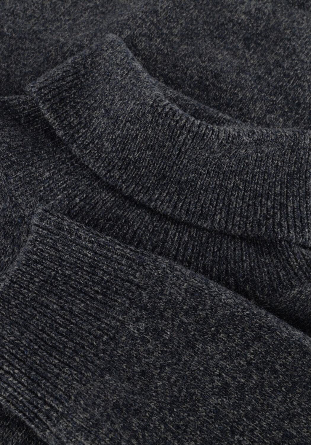 Dunkelgrau PROFUOMO Pullover PULLOVER ROLL NECK WOOL BLEND - large