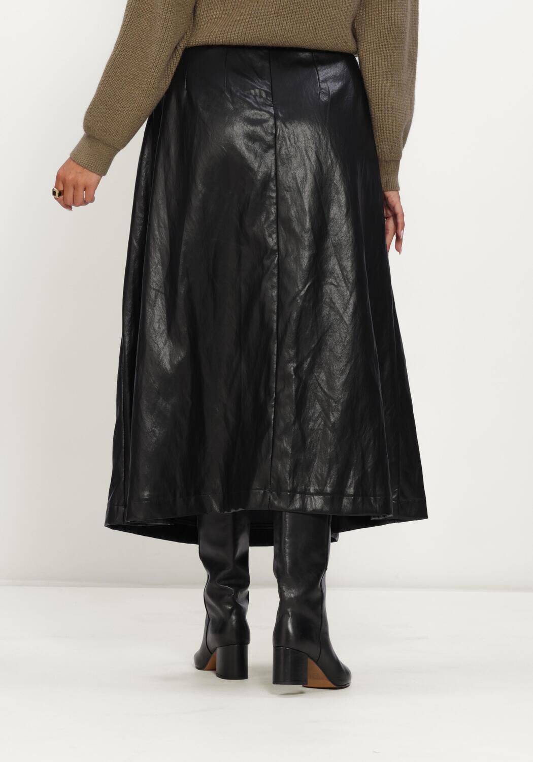 Schwarze CO'COUTURE Maxirock GITTCC ANYA PLEAT SKIRT - large