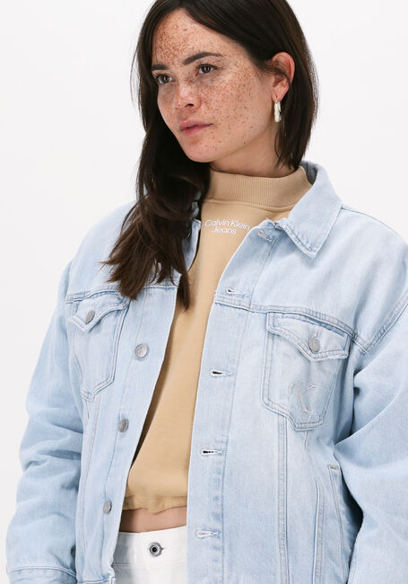 Hellblau CALVIN KLEIN Jeansjacke DAD DENIM JACKET - large