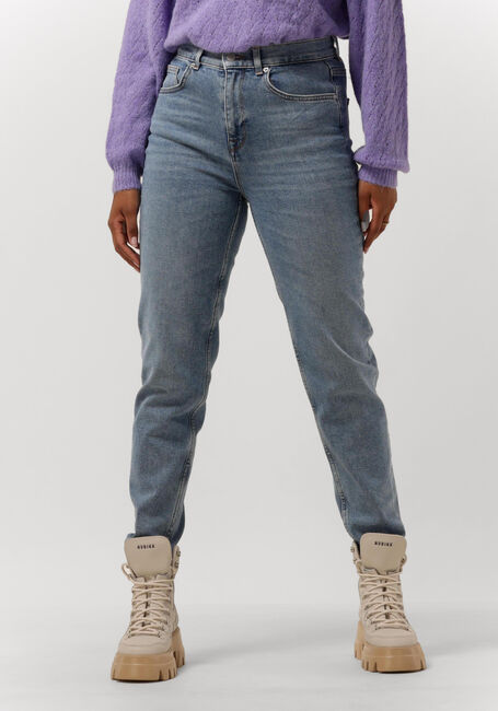Blaue SELECTED FEMME Mom jeans FELINA HW MOM LAIR BLUE JEANS - large