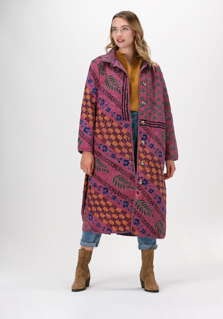 Mehrfarbige/Bunte SISSEL EDELBO Wattierte Jack LENNOX SILK COAT - large