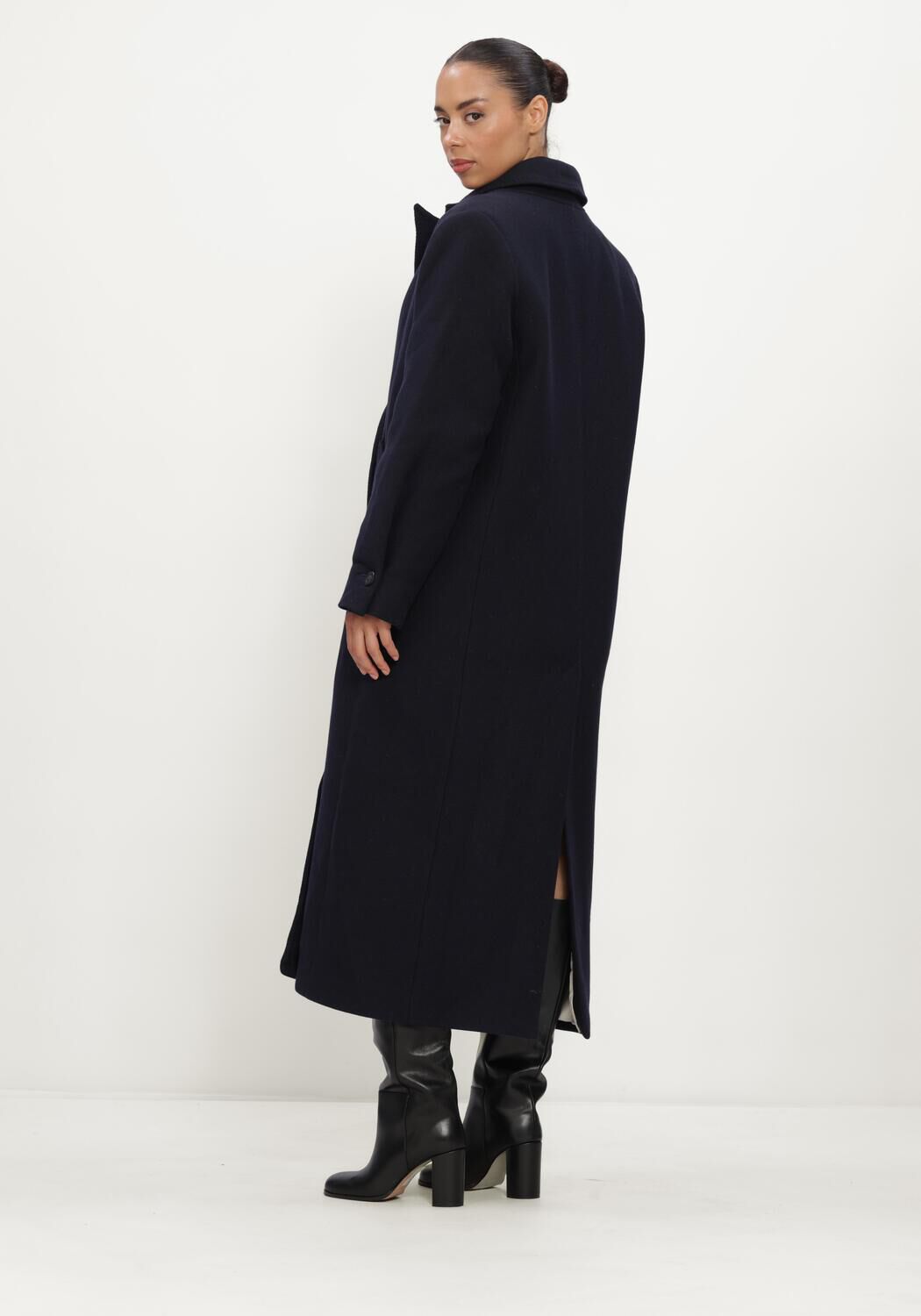 Dunkelblau RUBY TUESDAY Jacken MATTIN WOOLEN DOUBLE BREATED LONG COAT - large