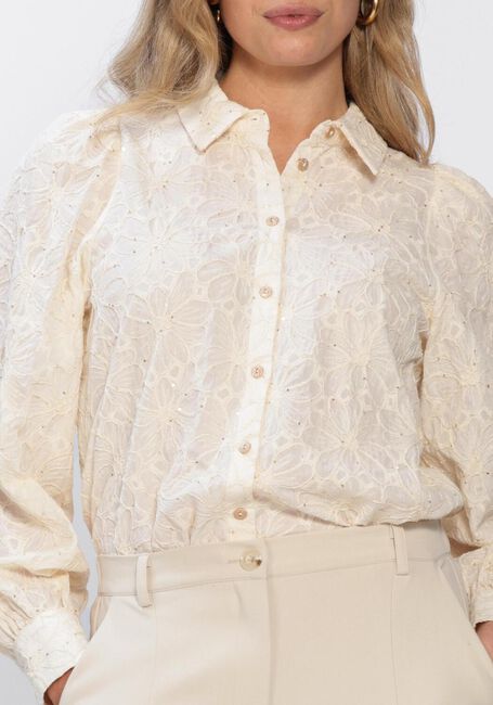 Ecru FREEBIRD Blusen WV-FLOWER-TAPE-SEQUINS-26-1 - large