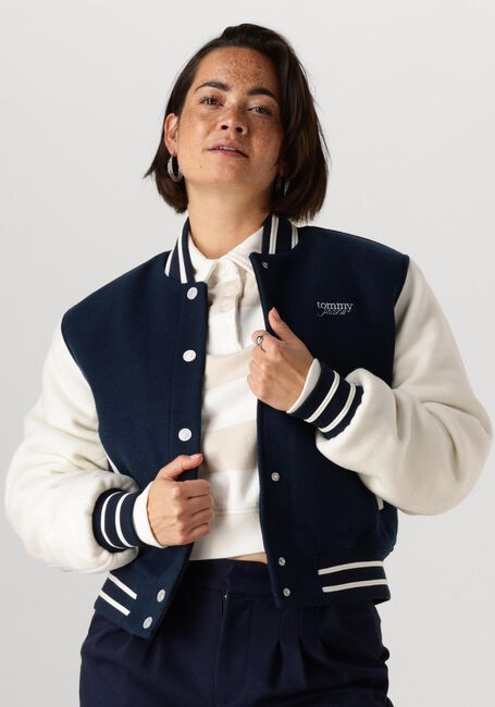 Dunkelblau TOMMY JEANS Jack TJW WOOL VARSITY JACKET EXT - large