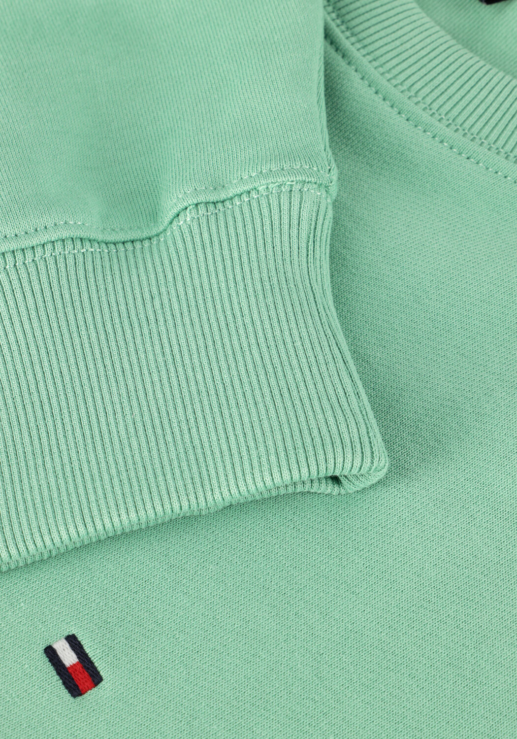 Gr&uuml;ne TOMMY HILFIGER Pullover ESSENTIAL TERRY CREWNECK - large