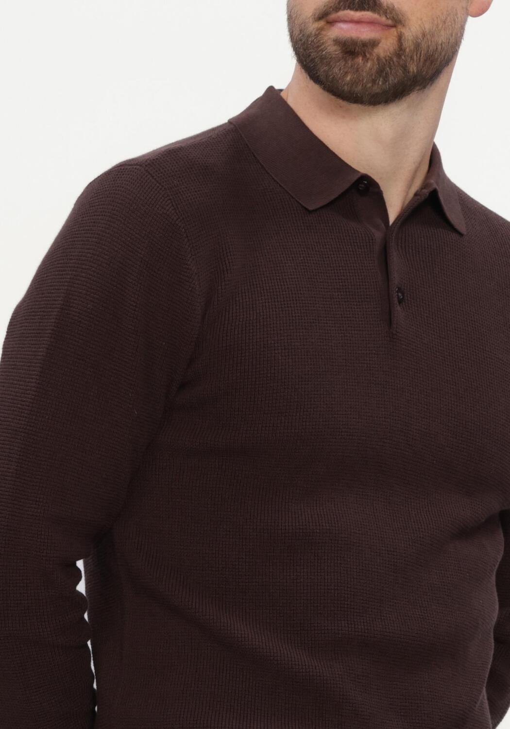 Braune SAINT STEVE Polo-Shirt SANDER-S - large