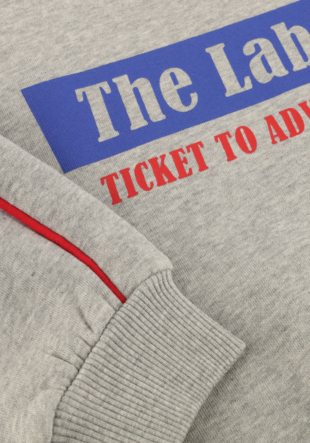 Graue ALIX MINI Pullover KNITTED TEXT PRINT SWEATER - large