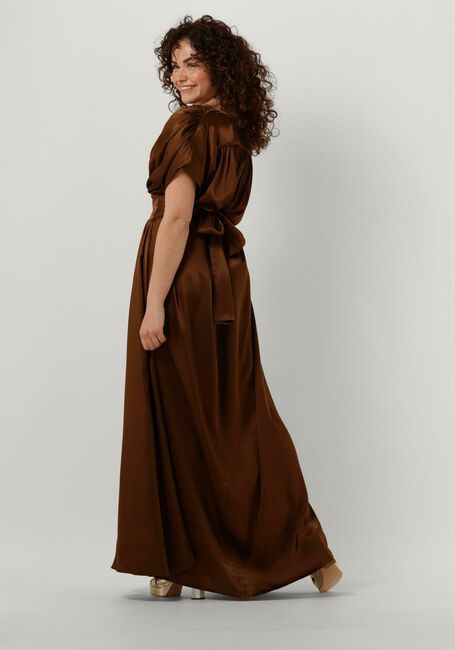 Braune SEMICOUTURE Maxikleid BLONDIE - large