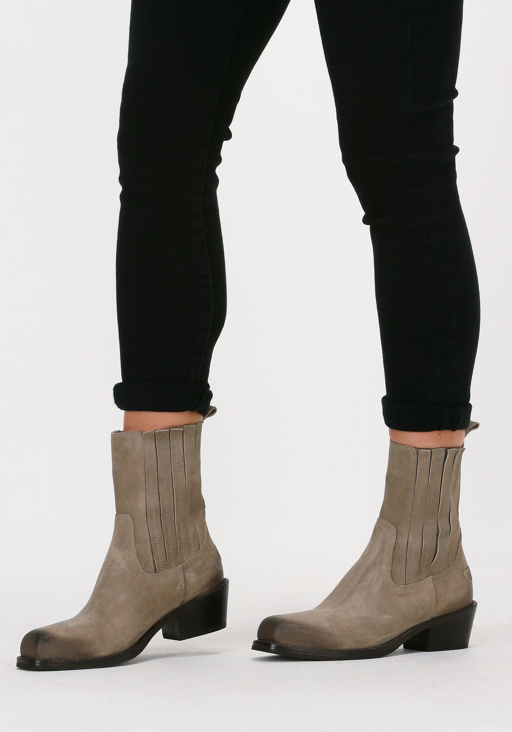 Beige SHABBIES Cowboystiefel 182020341 - large