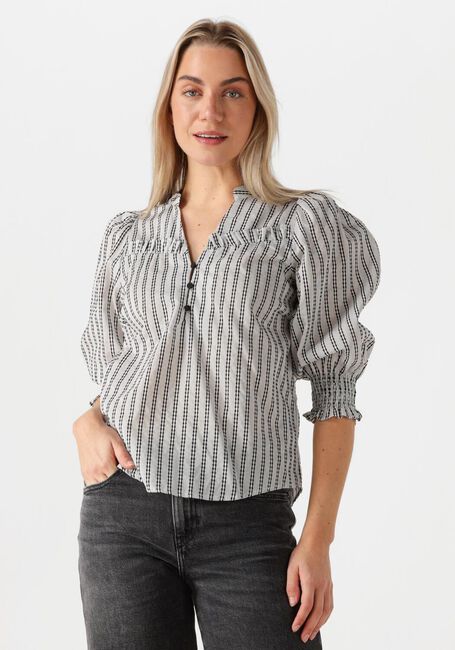 Weiße CO'COUTURE Blusen NORACC FRILL SS BLOUSE - large
