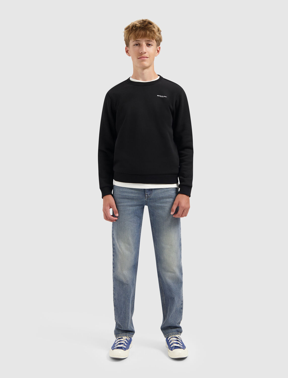 Schwarze BALLIN Sweatshirt 037325 - large