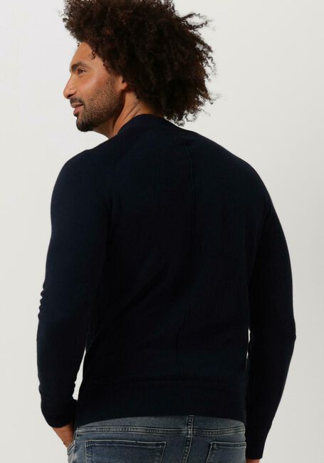 Dunkelblau DSTREZZED Pullover MOCK NECK SOFT COTTON MELANGE - large