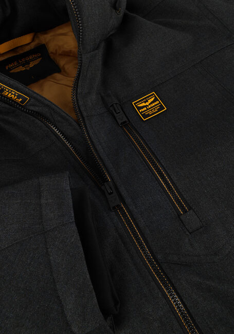 Graue PME LEGEND Wattierte Jack SEMI LONG JACKET STRATOR MELANGE
