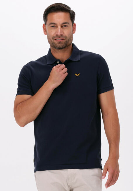 Dunkelblau PME LEGEND Polo-Shirt SHORT SLEEVE POLO GARMENT DYED PIQUE - large