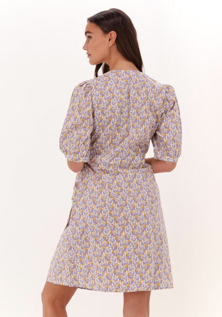 Mehrfarbige/Bunte MSCH COPENHAGEN Minikleid BERIN HADDIS 2/4 WRAP DRESS AOP - large